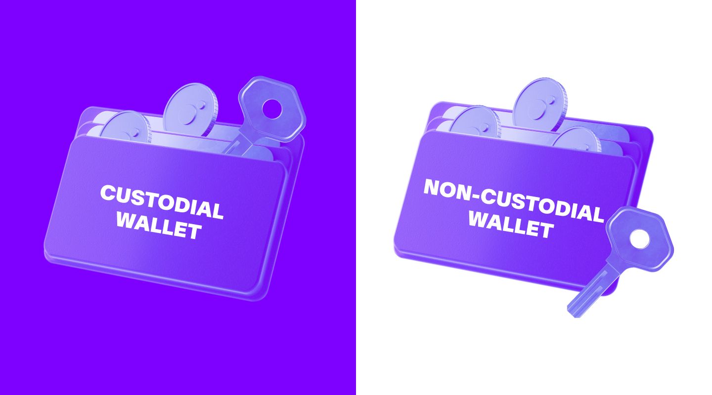 Custodial vs non-custodial wallets